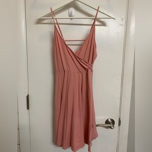 Forever 21 Pink Strappy Wrapdress
